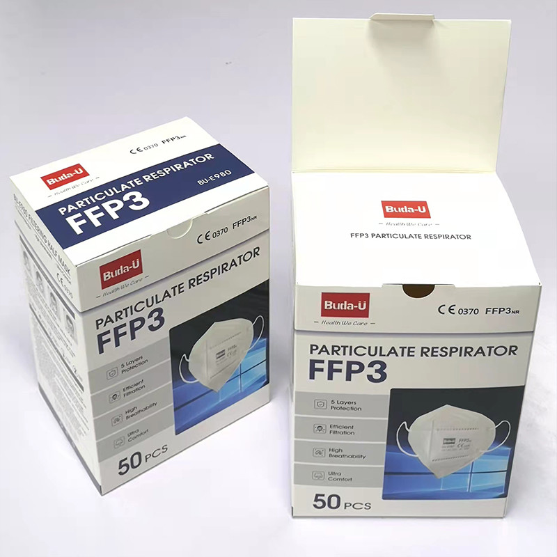 Частичная аттестация CE маски респиратора FFP3, FFP3 маска с Earloops, отсутствие респиратора лицевого щитка гермошлема главного диапазона FFP3