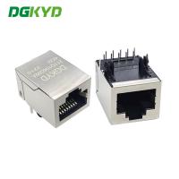 connecteurs gauches simples gauches du cric RJ45 d'Ethernet de 90 degrés 1 pour le câble Ethernet RJ45 Jack modulaire