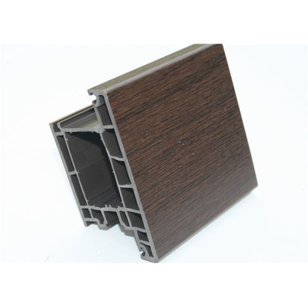 Красочный деревянный ПВК рамки окна зерна, профили пластмассы УПВК