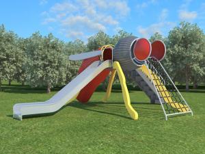Outdoor Playground Rides Animal Slide For Kids' Amusement Equipment