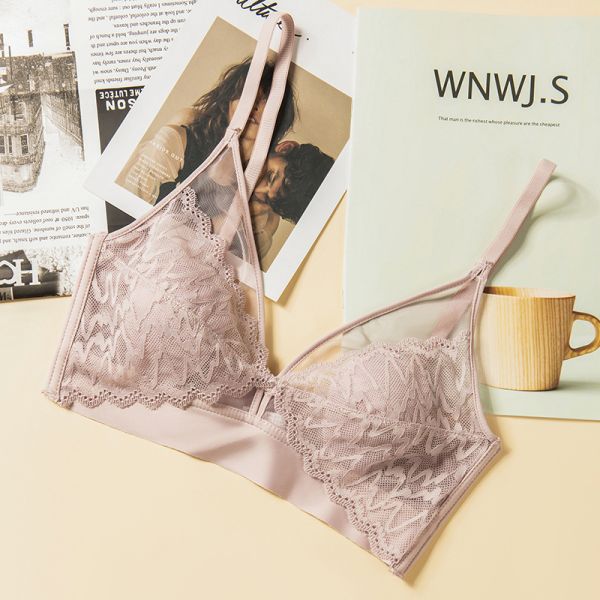 High Quality Cheap Price Seamless Women Bra Lace Design Sexy Wire-Free Adjusted Straps Women Lace Bra Underwear