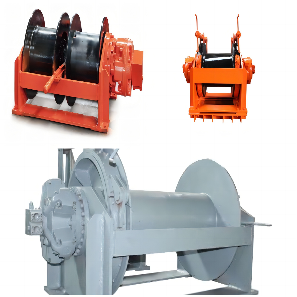 Treuil en acier d'amarrage de bateau de capacité de Marine Hydraulic Winch 1-75ton en métal