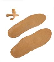 Vibrações naturais de Cork Sole Shoe Inserts Anti das sandálias de Antibacteria