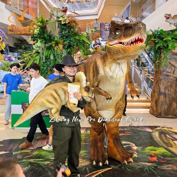 Real Life Looking Dinosaur Costume Waterproof Hidden Legs Dinosaur Clothes