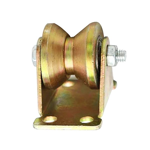 V Type Groove Wheel Yellow Zinc-Plated V -Groove Wheel Sliding Gate Wheels