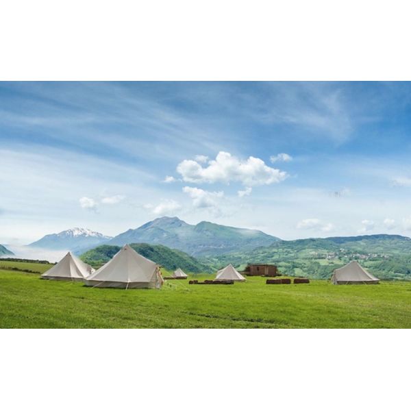 Уютный 6 8 9 12 10 хлопок PU3000mm шатра 300X300X200cm кабины человека хаки водоустойчивый