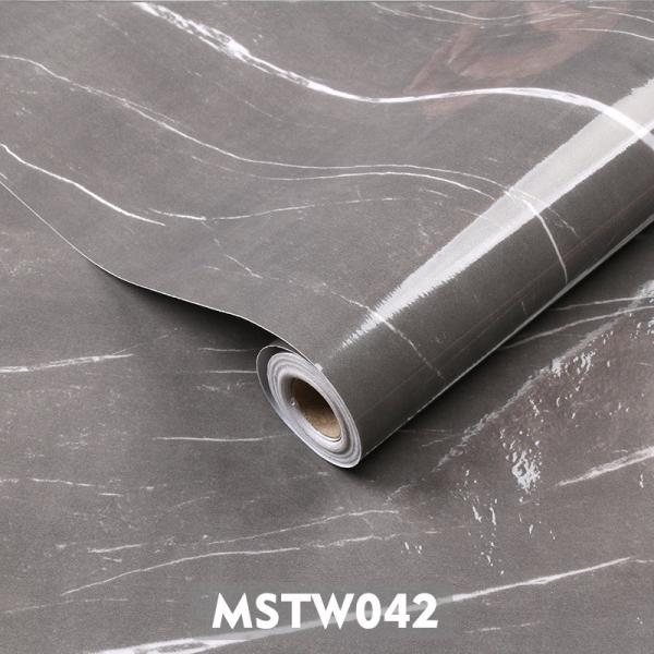 Tapis peints en vinyle de style moderne PVC auto-adhésif Tapis peint décolleté Marbre Autocollant Intérieur Films Tapis peints à l'huile de cuisine Autocollant