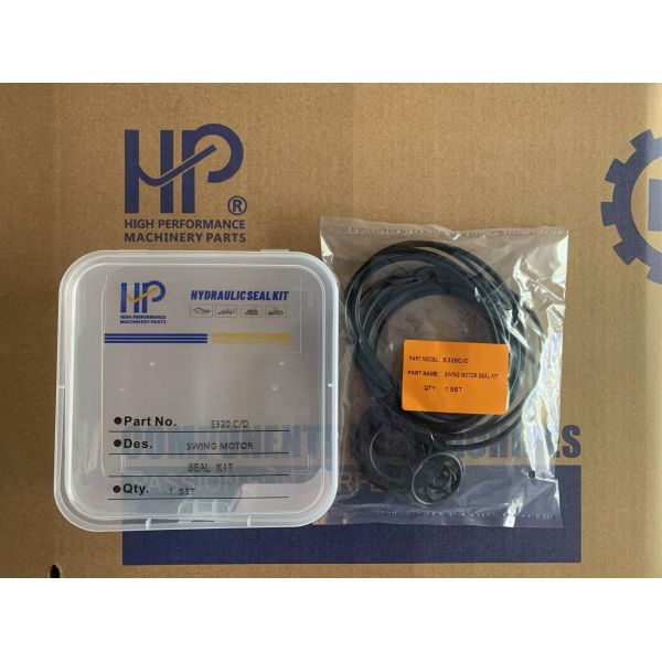 Kit de sellos del motor de giro para excavadora M5X130 E320C E320D, kit de reparación