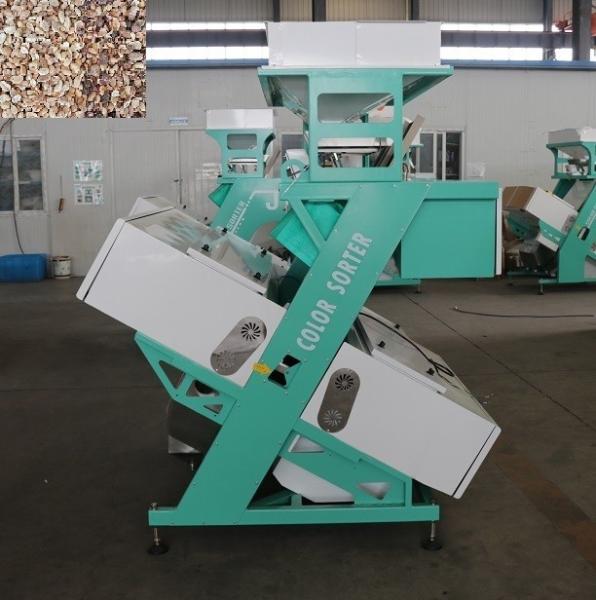 CCD Camera 2 Chutes Peanut Color Sorting Machine para classificação de pistache