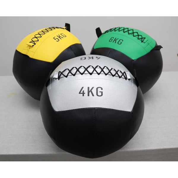 PU Weighted Medicine Ball For Fitness Exercise Soft Wall Ball 1-10KG Gym Power Training