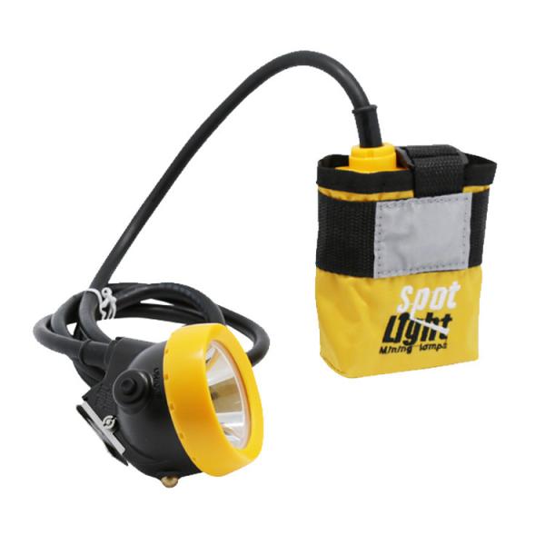 20000 Lux LED Rechargeable Mine Lamp 7800mAh Battery Capacity IP68 Waterproof Mining Headlamp
