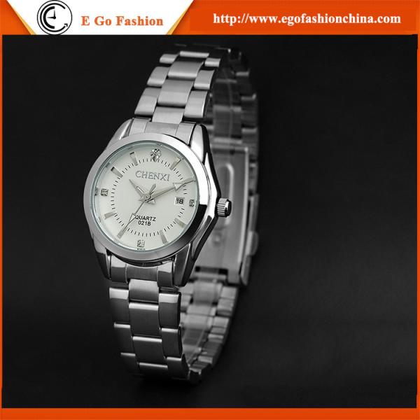 021B Couple Watches Women Watch Men Watch Stainless Steel Quartz Watch Roman Wristwatch