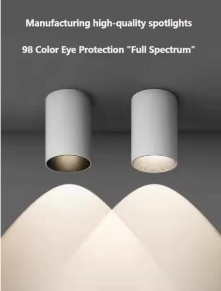 Surface Mounted LED Ceiling Lights 15W 30W 50W Die Casting Aluminum SMD LED Downlights