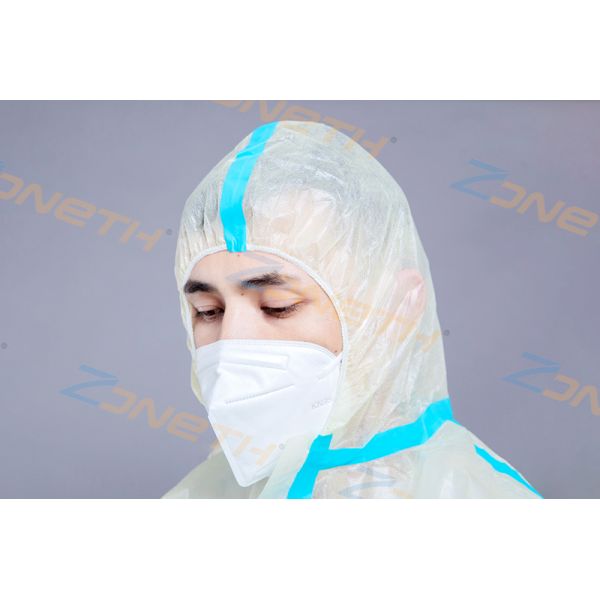Antistatic Dustproof 37g Hospital Disposable Coveralls