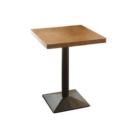 Restaurant Furniture Fast Food Coffee Loft Iron Wooden Dining Table for Restaurant Furniture Sets