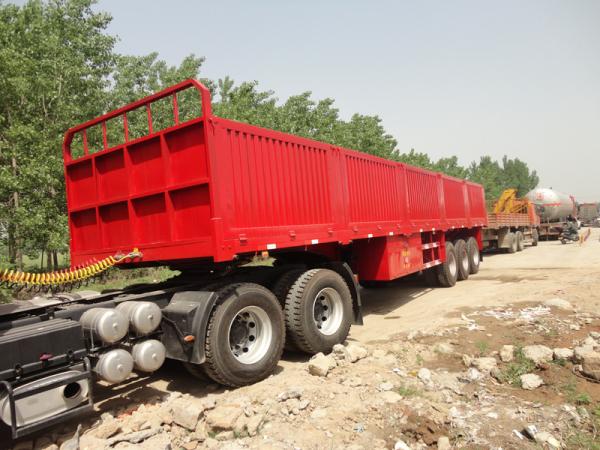 brand new china  lowbed Semi-trailer with 4-axles excavator trailer. excavator trailer