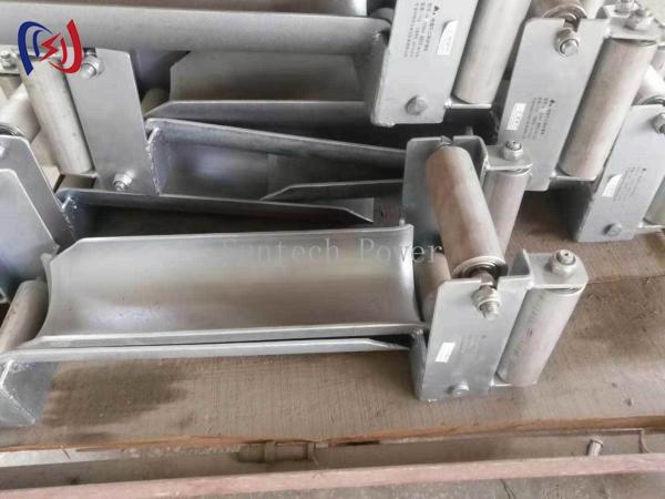Rouleau de câble encadré 180mm Charge 20KN 4 Rouleaux SHD4K180