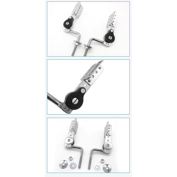 Wanjusheng Stainless Steel Furniture Hardware Adjustable Sofa Headrest Folding Mechanism Hinge Design Kitchen Living Room School