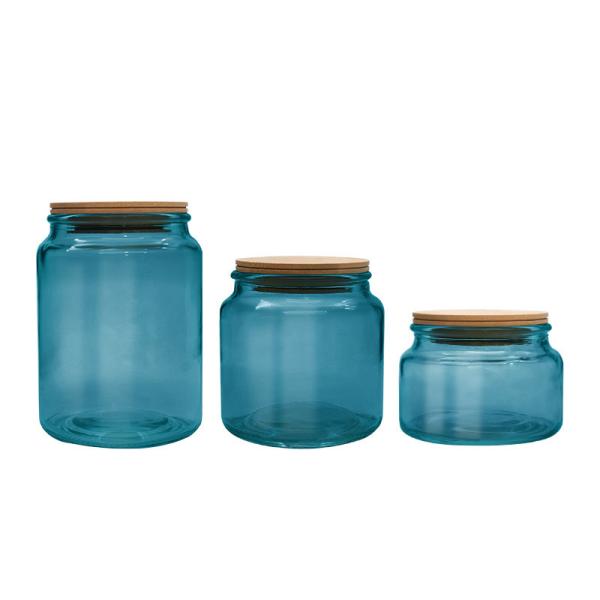 Frascos fundidos do armazenamento do vidro de Borosilicate 320ml da boca