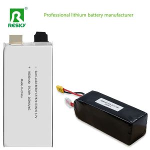 Semi-solid High Rate RC Lipo Battery 16000mAh with 260Wh/kg Energy Density and 5C Discharge for RC UAV