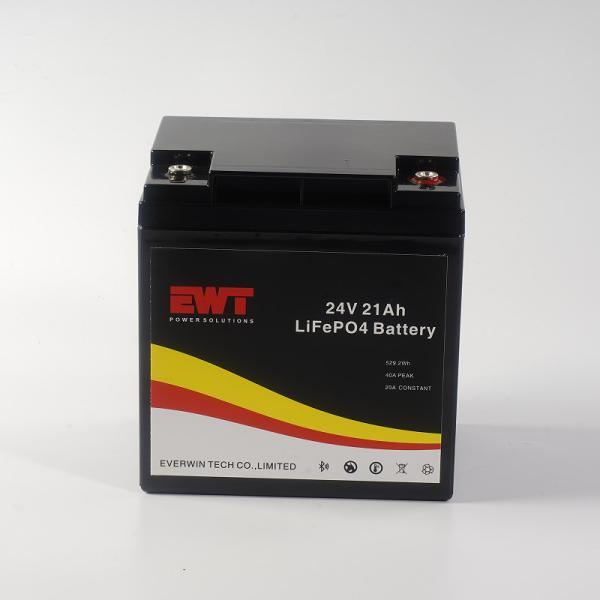 Qualidade de fábrica 24V 21AH Litio Ferro LifePO4 Bateria Pack