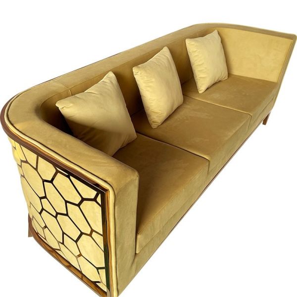 Gentle Three-Person Sofa Home Hotel Furniture Living Room