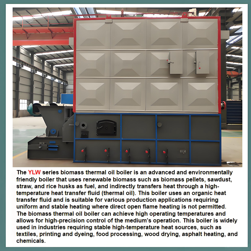 Energy Saving Biomass Thermal Oil Boiler Horizontal Wood Chip Biomass Boiler