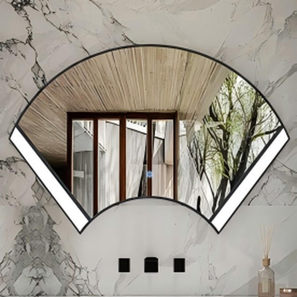 Decorative Bluetooth Mirror Led Light Bathroom Dimmable Customized