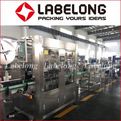 Máquina mineral automática do aplicador da luva das cabeças do dobro da garrafa de água 12000BPH
