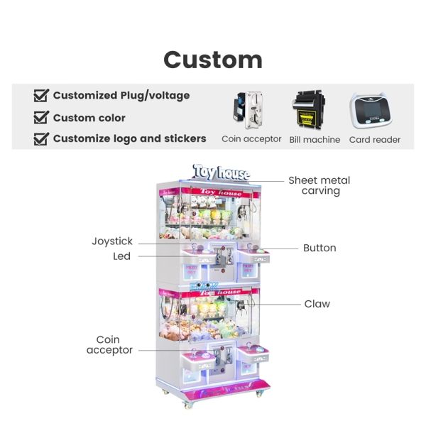 Toy House Mini Claw Machine  for Kids & Family Entertainment