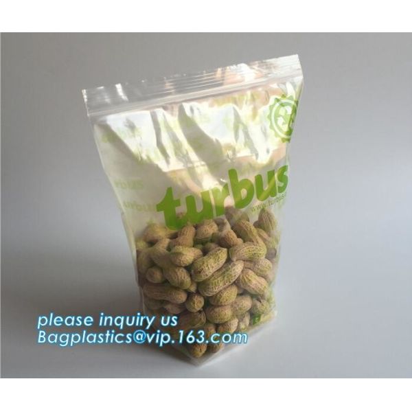 sealing double bag with zipper top for products packing, 5KG resealable rice bag with zipper, bag plastic breast milk st