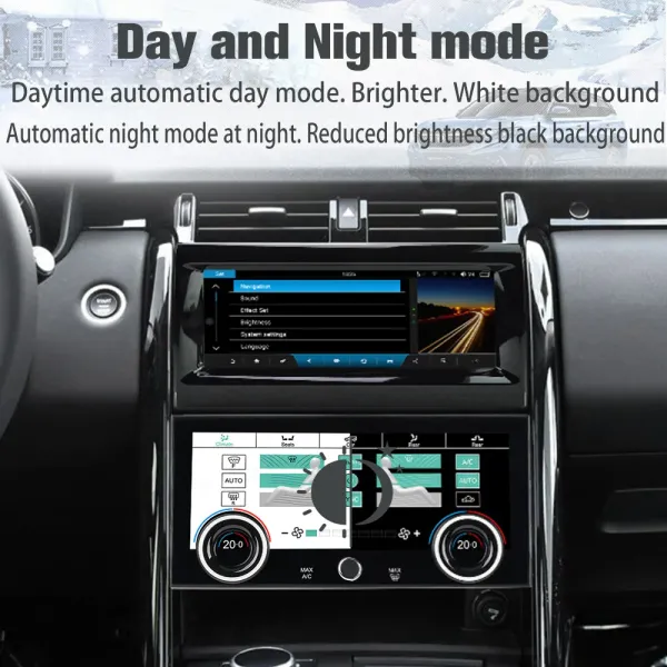 Для Land Rover Discovery 5 LR5 L462 AC Панель с сенсорным экраном 2017-2020 GPS Автомобиль кондиционерная панель Климатная доска