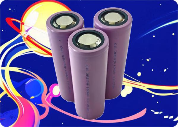 21700 3.6 Volt batterie au lithium personnalisée 6000mAh batterie Li-Ion 60A Décharge 500 cycle