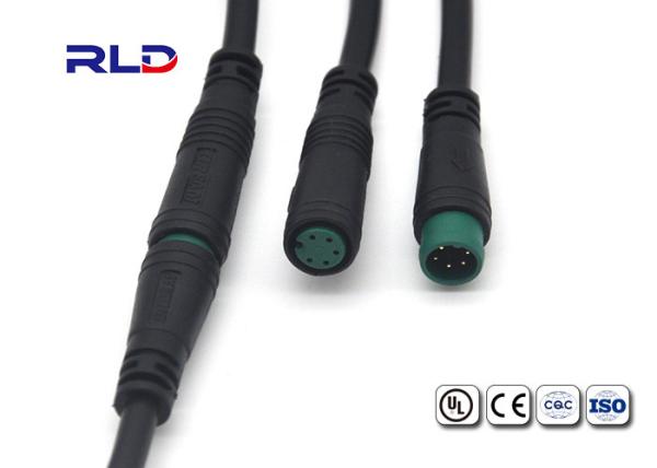 M8 Mini Waterproof Electric Bike Connectors IP65 IP68 For Motion Control