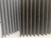 Filtre polyester en fibres de carbone non tissées