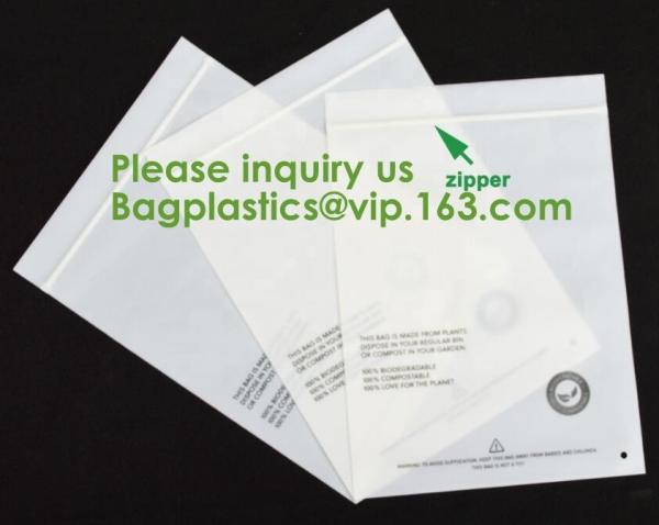 Compostable Large GALLON Zip Bag, Resealable Extra Strength Biodegradable Bags, Made From Plant Materials