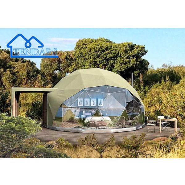 Event Dome Tent, Luxury Outdoor Geodesic Camping Tent,Commercial Dome Tent Glamping With Bathrooms