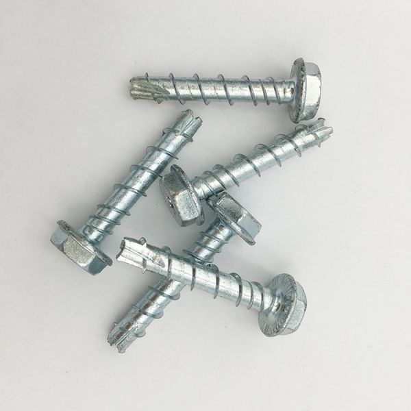 7.5mm Hex Head Lead Anchor Masonry Screws For Custom Capacity Thread Грубый желтый/синий белый цвет