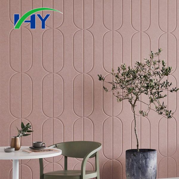 PET Acoustic Panels Custom Thickness For Hotel Corridor Noise Control