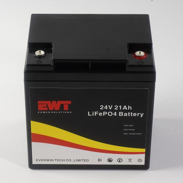 Qualidade de fábrica 24V 21AH Litio Ferro LifePO4 Bateria Pack