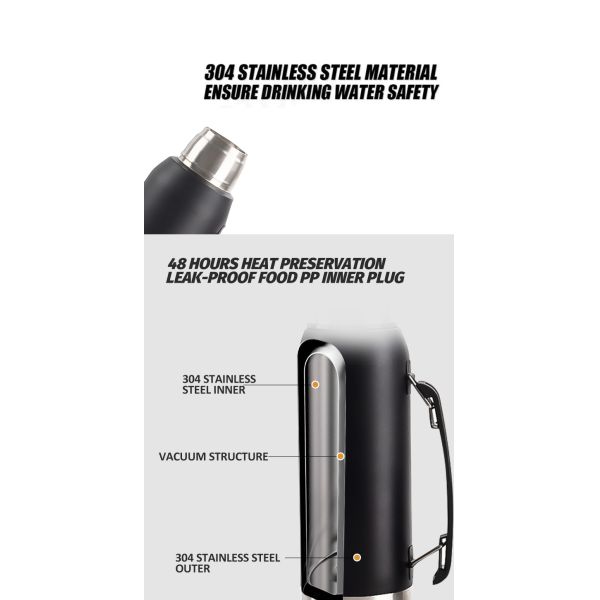 Large Capacity Best Insulated Stainless Steel Travel Kettle with Custom Indoor Design