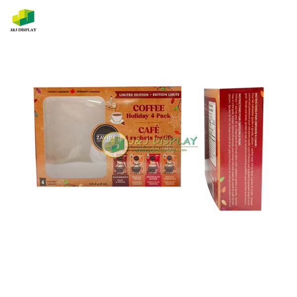Supermaket 300g Single Copper Color Packaging Box For Coffee Bag