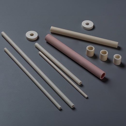 Теплообработка Алюминиевая керамическая трубка 92% 95% Для защитного корпуса