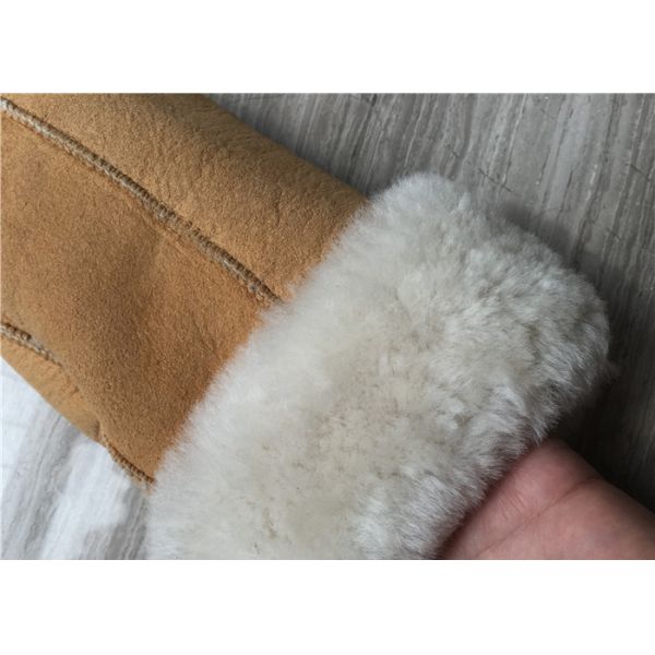 Ручной работы самые теплые перчатки овчины для дам с размером 5 до 6км тумака