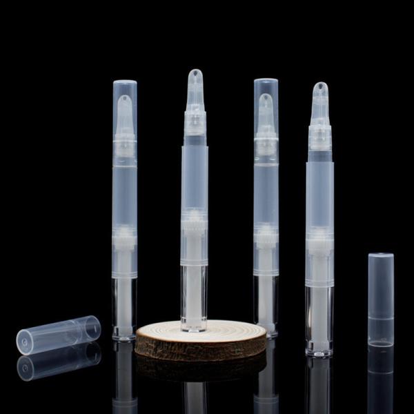 2ML/4ML Lipstick Twist Cosmetic Pen Nail Oil Pen Tip Cosmetic Lip Gloss Tube Applicators Liquid Empty Cuticle Oil Pen