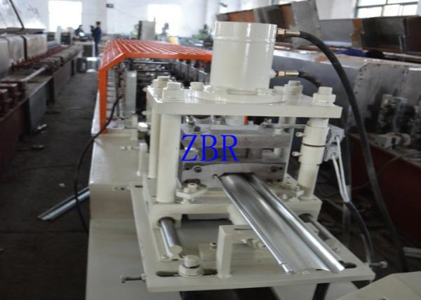 300MM H - Beam Garage Door Frame Roll Forming Machine Fly Saw Cutting