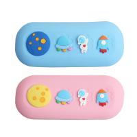Bolso de lápiz de silicona de bricolaje Bolso de lápiz grande y lindo para niños Niñas Regalos de Navidad Suministros escolares Niños Portaplumas regalo