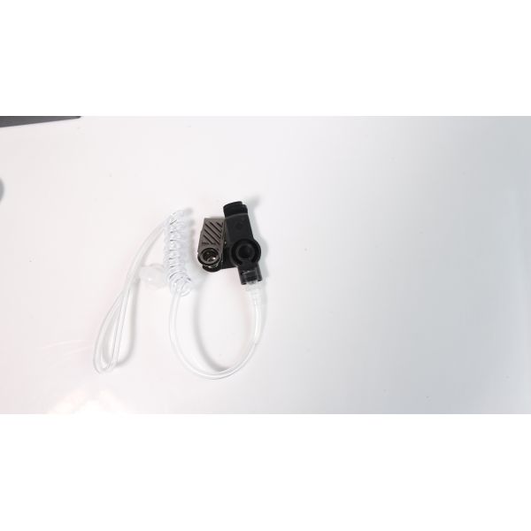 Black Microphone Noise Cancelling Earbuds for 3.5mm Connectors Walkie Talkie Headset