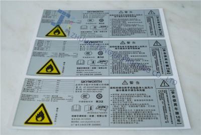 Metallic Sticker Labels Temperature Resistant
