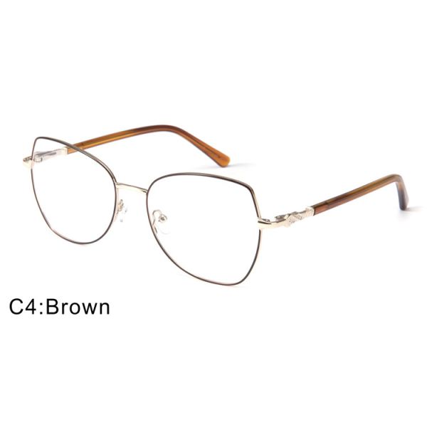 Металл незаконной оптически рамки Eyeglass облегченный преграждая голубой свет